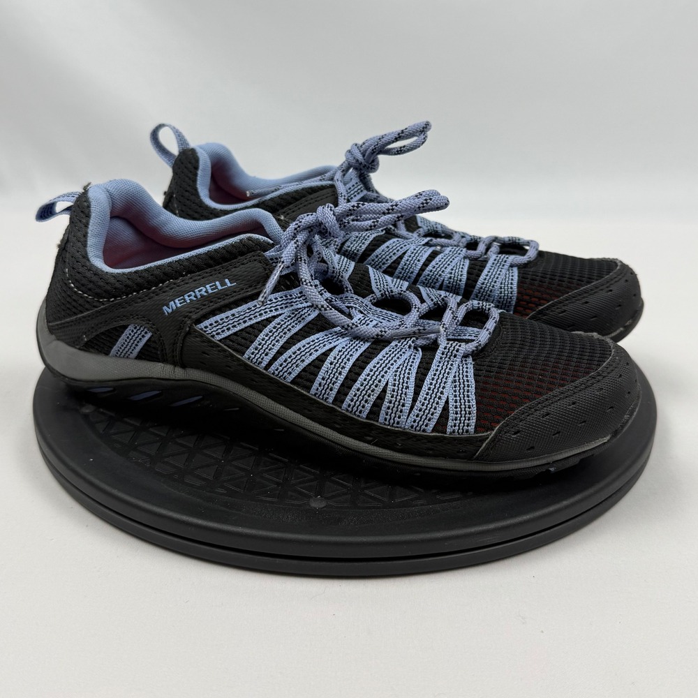 Merrell Womens Black Lavender Lustre Mesh‎ Hiking Shoes J301970C Size 9 - Picture 2 of 16